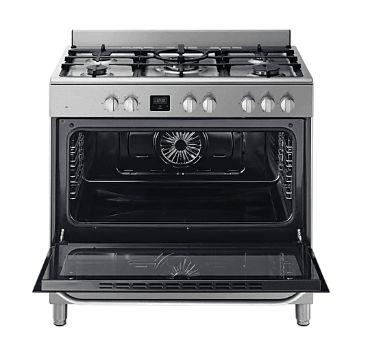 SAMSUNG NY90T5010SS 5 Gas Burner Stainless Steel Cooker - Image 2