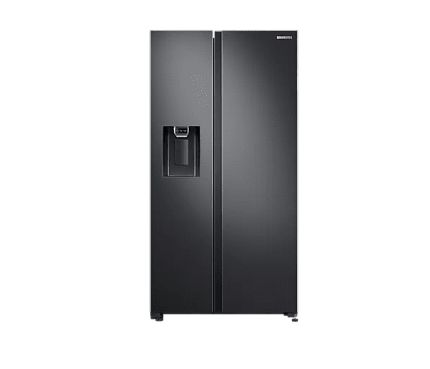 SAMSUNG RS64R5311B4 2 Door Non-plumbed Water and Ice Dispenser, 617 L, Gentle Black Refrigerator RS64R5311B4
