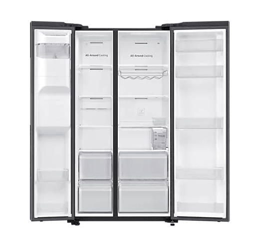 SAMSUNG RS64R5311B4 2 Door Non-plumbed Water and Ice Dispenser, 617 L, Gentle Black Refrigerator RS64R5311B4 - Image 4