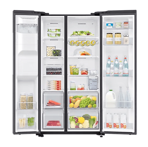 SAMSUNG RS64R5311B4 2 Door Non-plumbed Water and Ice Dispenser, 617 L, Gentle Black Refrigerator RS64R5311B4 - Image 5