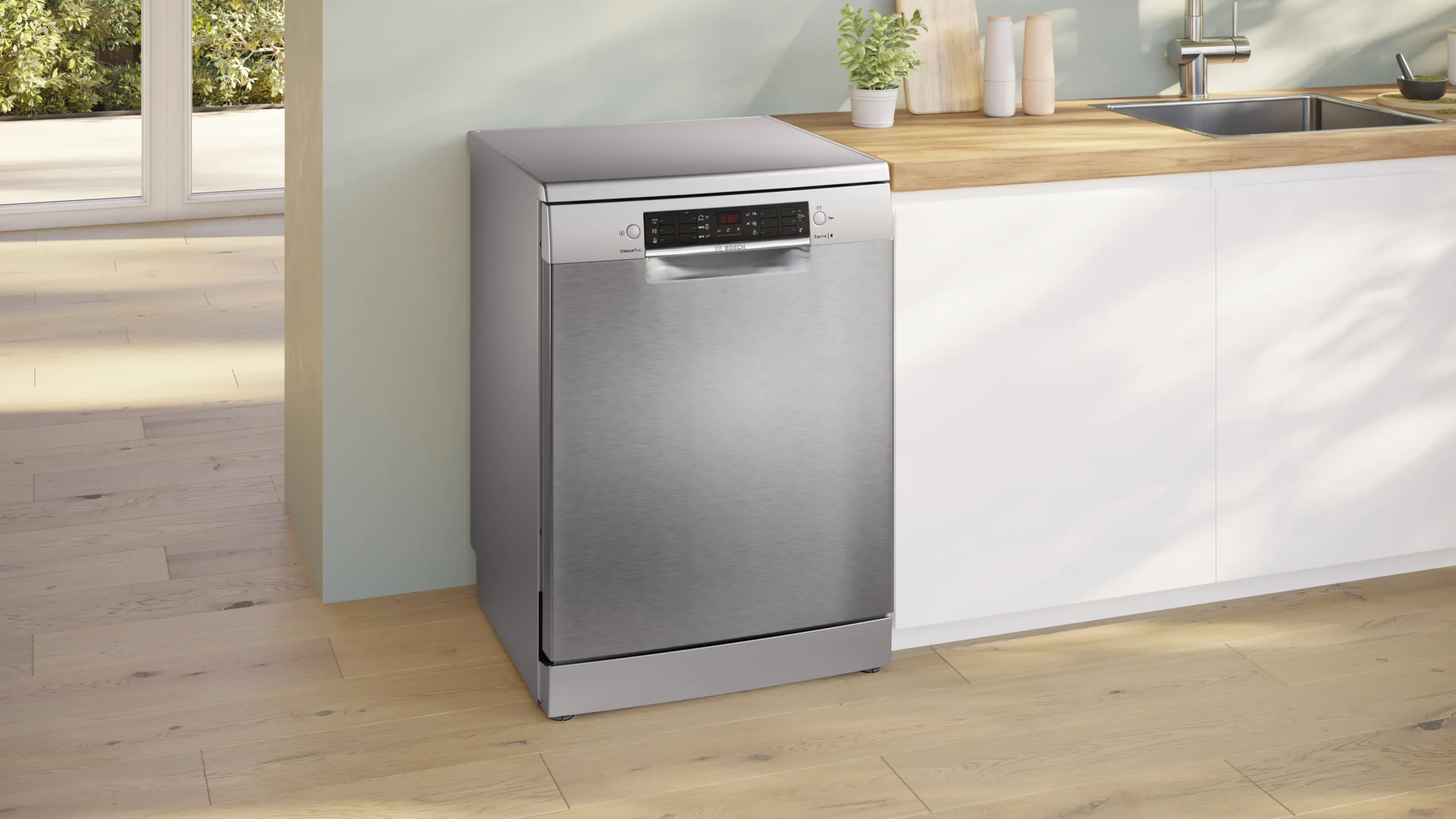 Bosch SMS46NI00Z Series 4 Freestanding Dishwasher 60 cm Brushed steel anti-fingerprint SMS46NI00Z - Image 5