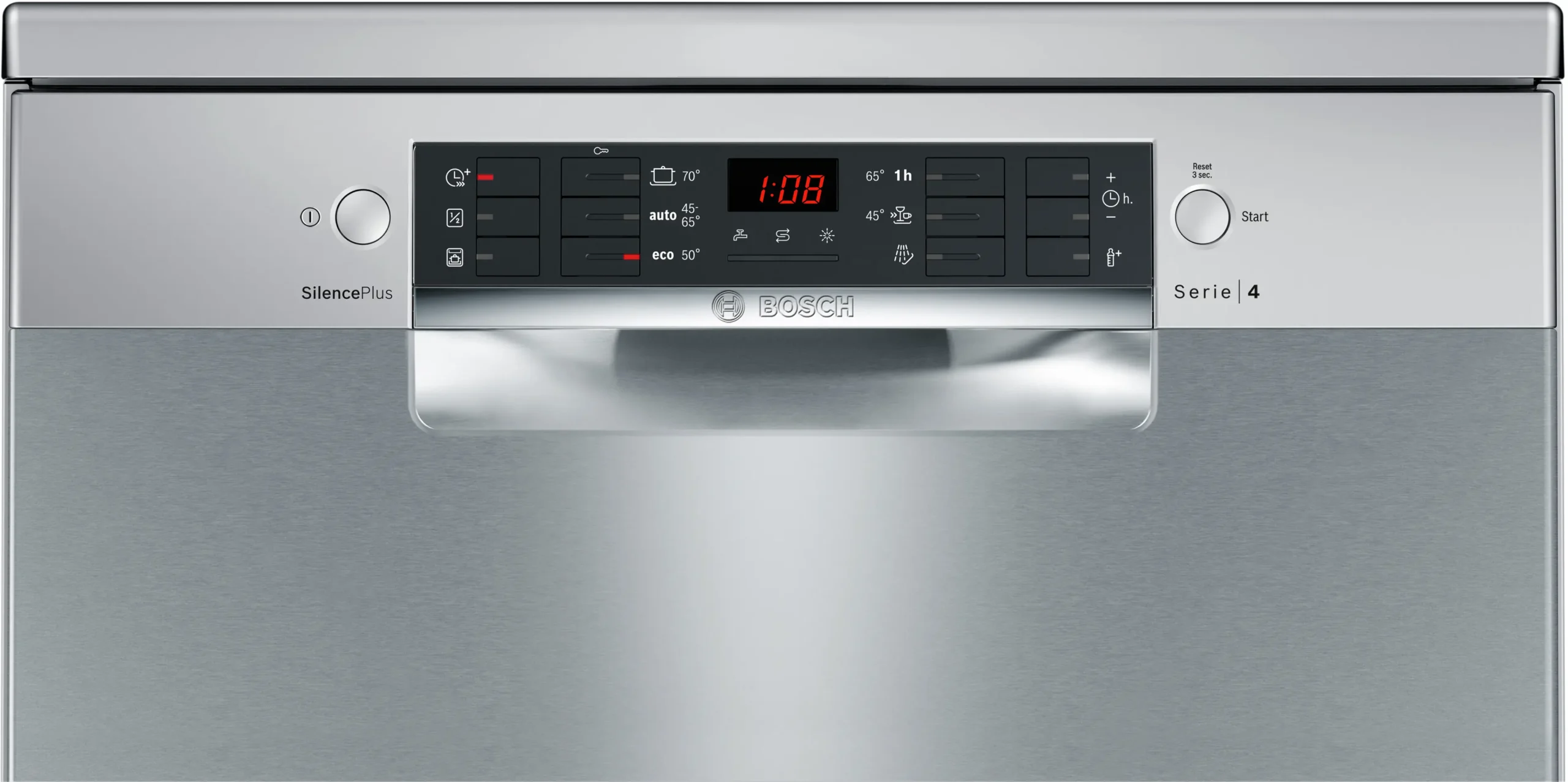Bosch SMS46NI00Z Series 4 Freestanding Dishwasher 60 cm Brushed steel anti-fingerprint SMS46NI00Z - Image 4
