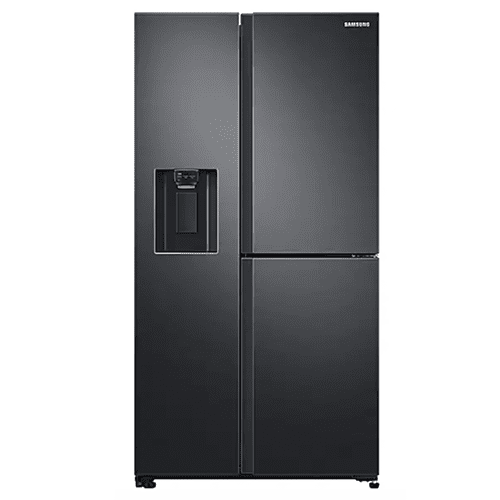 SAMSUNG RS65R5691B4, 3 Door Plumbed water &  ice dispenser, 602 L, Gentle Black