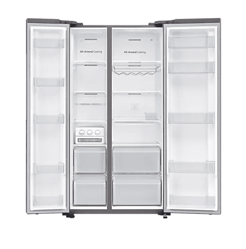 SAMSUNG RS62R5011M9, 2 Door, 647 L, Gentle Silver Refrigerator - Image 4