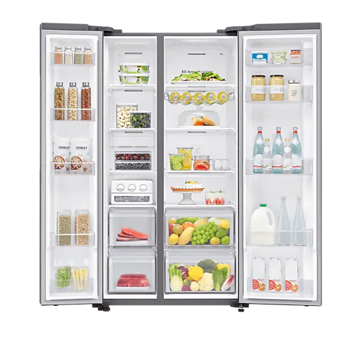 SAMSUNG RS62R5011M9, 2 Door, 647 L, Gentle Silver Refrigerator - Image 5