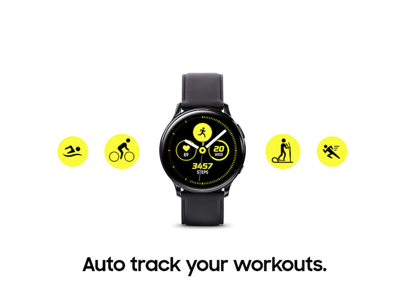 SAMSUNG Galaxy Watch Active2 Bluetooth (44mm) Stainless Steel SM-R820NSKAXFA