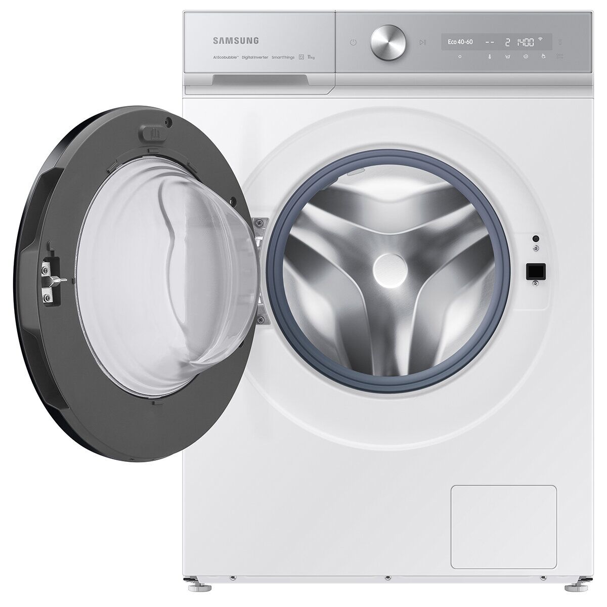 Samsung WW12BB944DGH 12kg BESPOKE BubbleWash™ Smart Front Load Washer with AI Wash and Auto Dispense - White WW12BB944DGH - Image 2