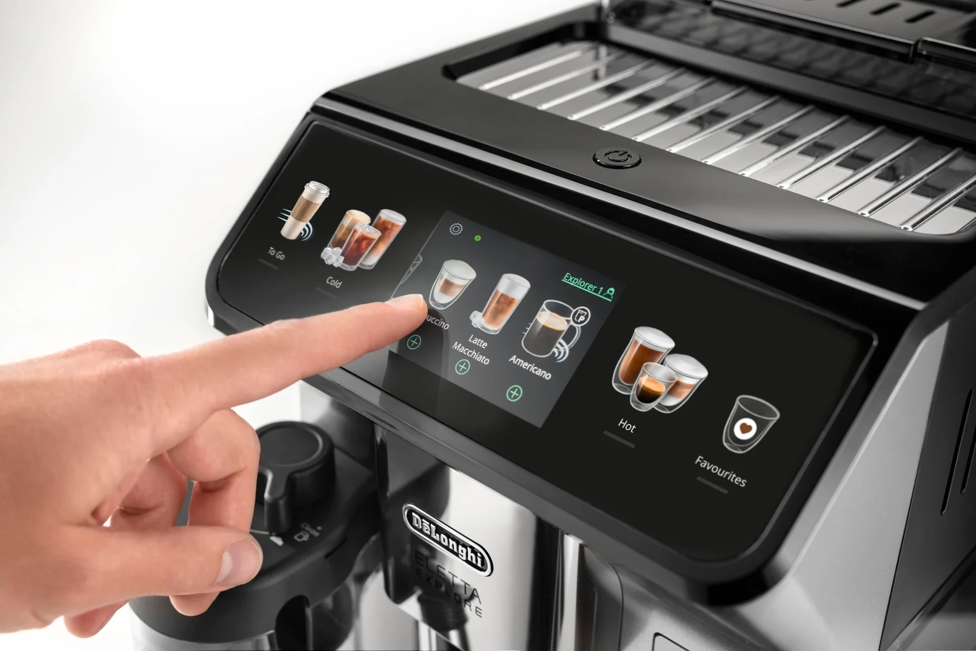 Delonghi ECAM450.65.S - Eletta Explore Bean to Cup Coffee Machine - ECAM450.65.S - Image 2
