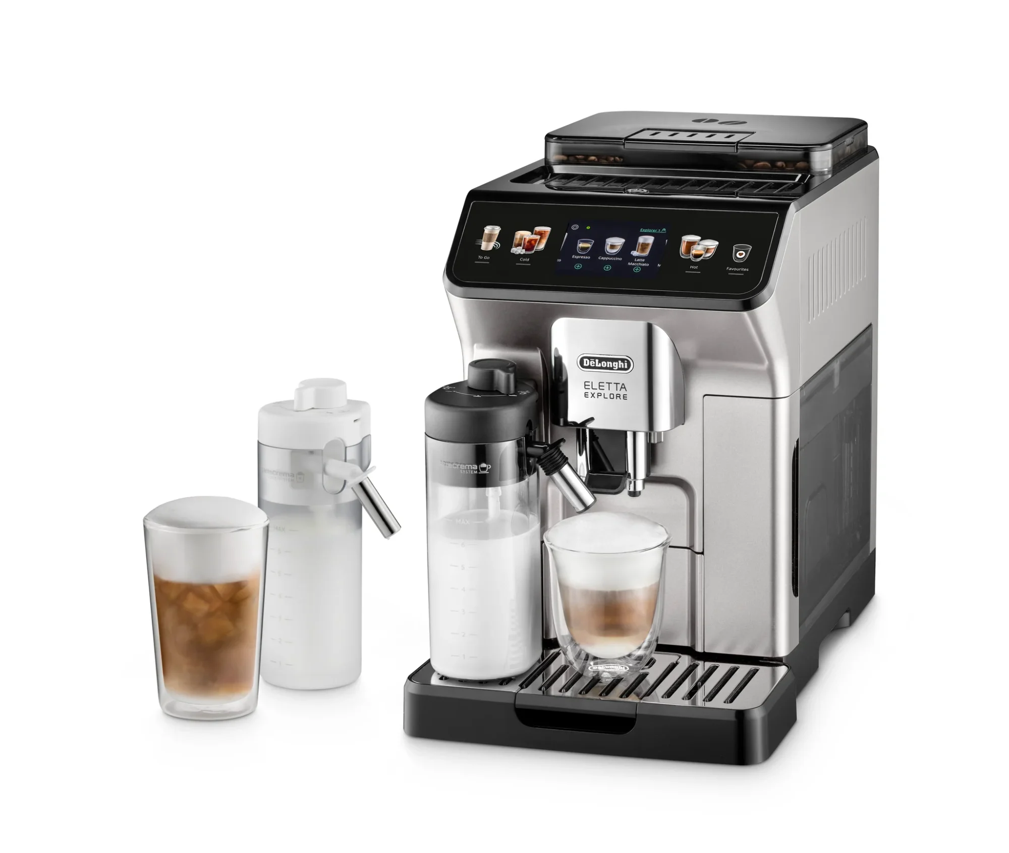 Delonghi ECAM450.65.S - Eletta Explore Bean to Cup Coffee Machine - ECAM450.65.S - Image 3