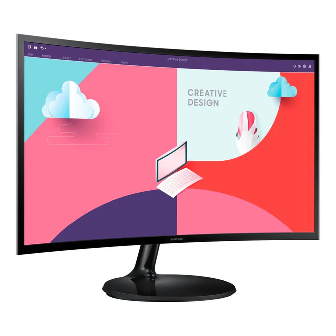 Samsung 24" Essential Curved Monitor S3 S36C LS24C360EAMXUE - Image 3
