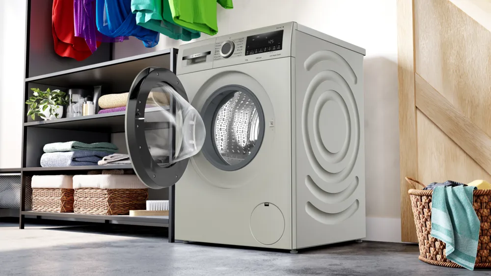 BOSCH Series 4 Frontloader Washing Machine 9 kg , Silver inox WGA1440XZA - Image 2