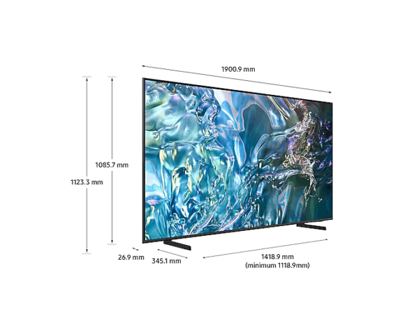 Samsung 85 Inch QLED 4K Q60D Tizen OS Smart TV (2024) QA85Q60DAKXXA - Image 3